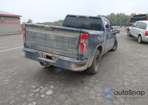 2021 Chevrolet Silverado 1500 4Wd Short Bed Custom z USA, uszkodzony, nr VIN 3GCPYBEK1MG298198